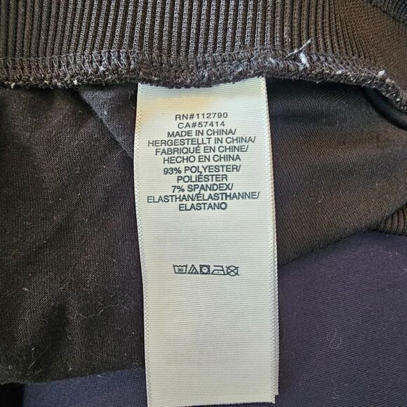 True Religion Black Velvet Sweatpants Sz 2xl With 29" Inseam - Picture 6 of 7